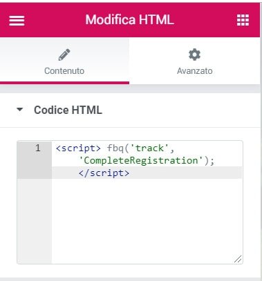 Html Pixel Elementor