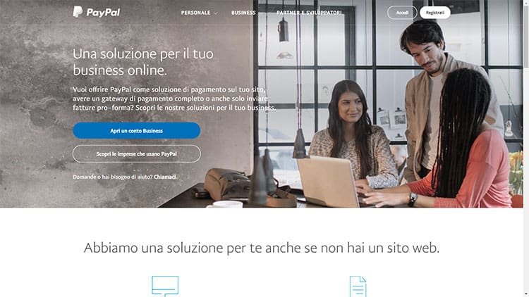 Come aprire PayPal Business Italia
