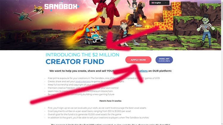 Sandbox Creator Fund