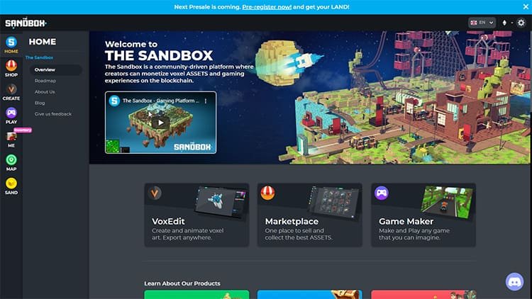 Cos'é Sandbox Game Blockchain