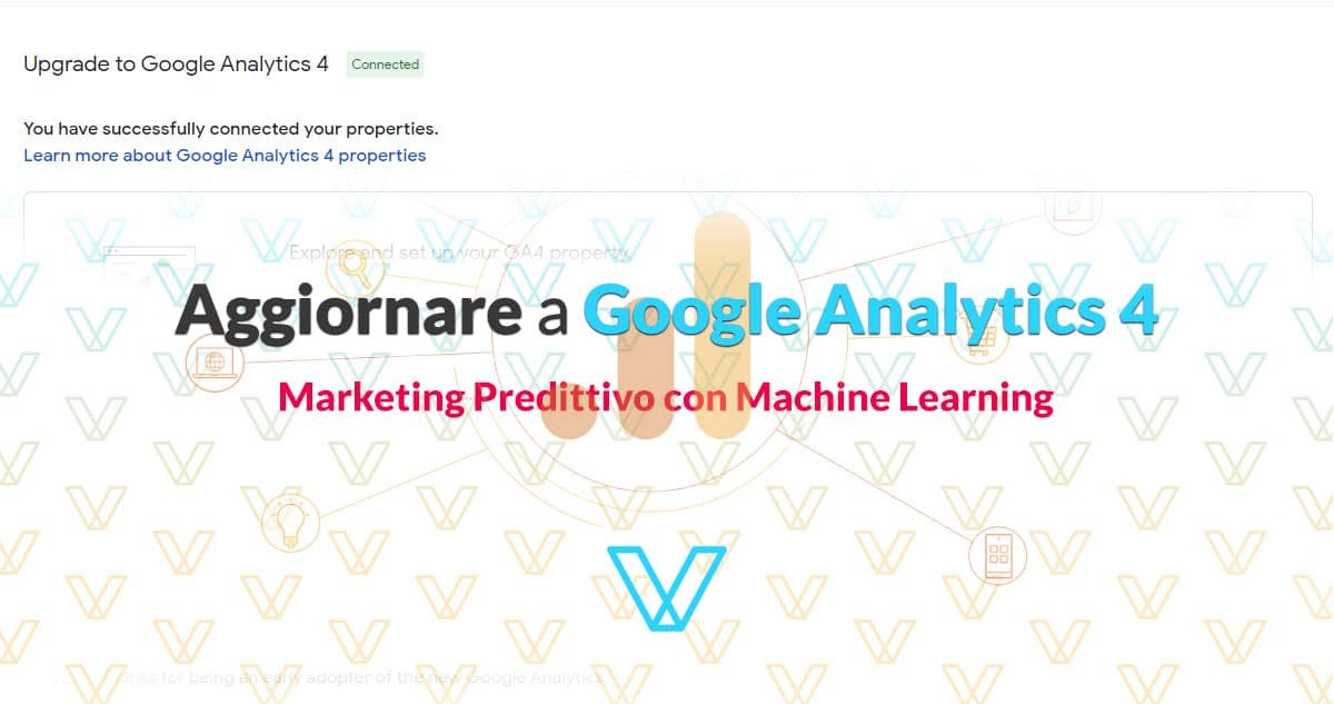 Guida aggiornamento Google Analytics 4 | Machine Learning